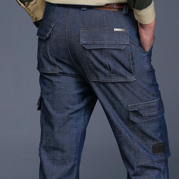 thick casual jeans men cotton multi pocket motorcycle biker jean stretch flexible wearable military denim cargo pant men's, Blue
thick casual jeans men cotton multi pocket motorcycle biker jean stretch flexible wearable military denim cargo pant men's, Blue