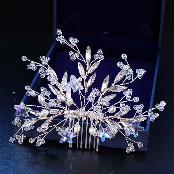 hair clips & barrettes handmade rhinestone faux pearl star combs bridal or princess wedding accessories bride tiara ml, Golden;silver
hair clips & barrettes handmade rhinestone faux pearl star combs bridal or princess wedding accessories bride tiara ml, Golden;silver