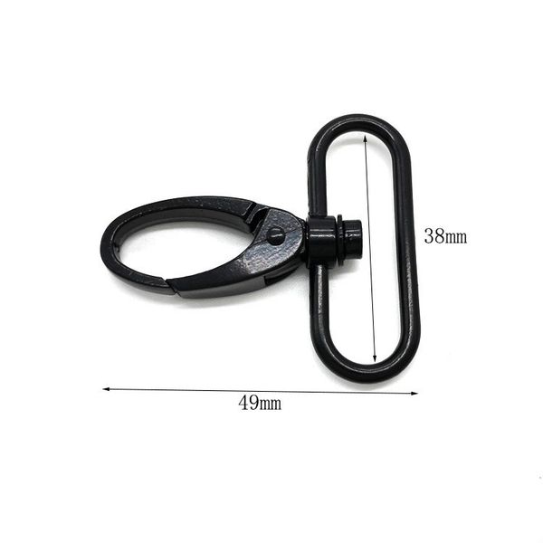 bags holder swivel trigger lobster clasp snap hook key chain rings jewelry making findings, Black
bags holder swivel trigger lobster clasp snap hook key chain rings jewelry making findings, Black