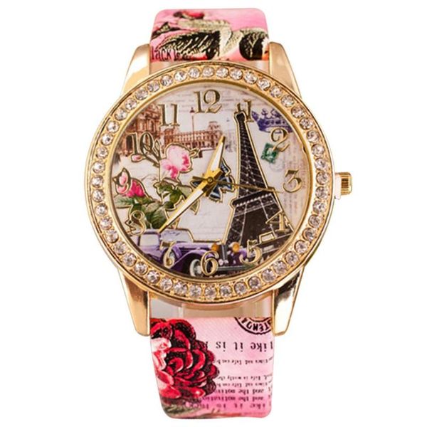 wristwatches luxury fashion women watch rhinestone inlaid flower round dial faux leather band ladies quartz wrist watches relojes para mujer, Slivery;brown
wristwatches luxury fashion women watch rhinestone inlaid flower round dial faux leather band ladies quartz wrist watches relojes para mujer, Slivery;brown