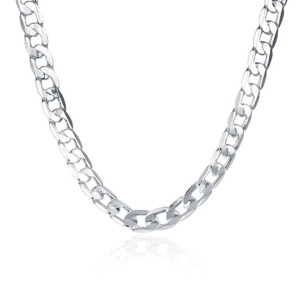 silver 925 men women long chains necklace 10mm hip hop vintage fashion wedding luxury jewelry gift
silver 925 men women long chains necklace 10mm hip hop vintage fashion wedding luxury jewelry gift