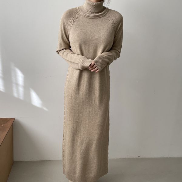 dress dressed in women's long knit female fall elegant korean winter vintage size big loose color gown izxi, Black;gray
dress dressed in women's long knit female fall elegant korean winter vintage size big loose color gown izxi, Black;gray