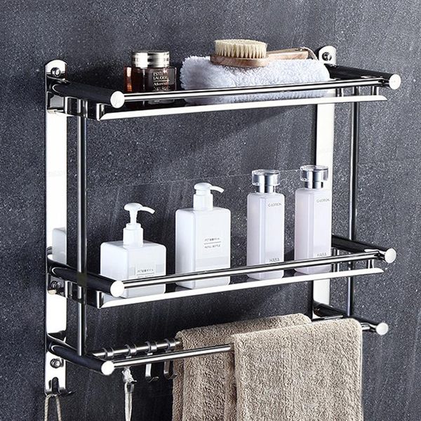 towel racks stainless steel rack double layer three-layer bathroom perforation-nail-free
towel racks stainless steel rack double layer three-layer bathroom perforation-nail-free