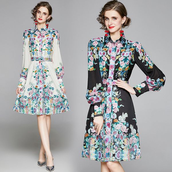 2021 shirt skirt medium length temperament design sense light luxury celebrity print dress, Black;gray
2021 shirt skirt medium length temperament design sense light luxury celebrity print dress, Black;gray