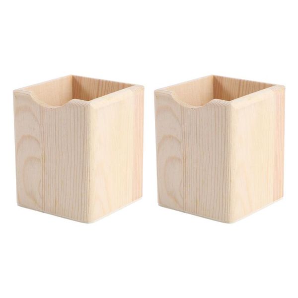 storage bottles & jars 2 pcs single compartments wooden container pen holder office organizer unfinished color case pot for home diy
storage bottles & jars 2 pcs single compartments wooden container pen holder office organizer unfinished color case pot for home diy