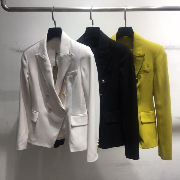 women's suits & blazers 2021 autumn luxury women double breasted thin blazer female casual jacket coat 3 color gdnz 6.25, White;black
women's suits & blazers 2021 autumn luxury women double breasted thin blazer female casual jacket coat 3 color gdnz 6.25, White;black