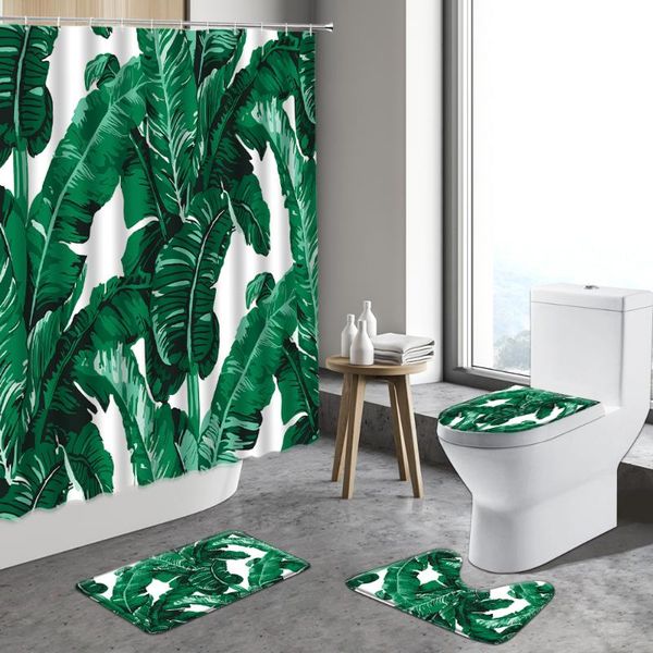 shower curtains tropical green plant leaf palm cactus indoor mat bathroom curtain sets non-slip rug toilet lid cover bath mats
shower curtains tropical green plant leaf palm cactus indoor mat bathroom curtain sets non-slip rug toilet lid cover bath mats