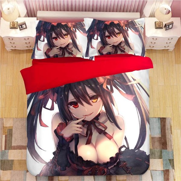 bedding sets date a live set cartoon anime duvet covers pillowcases tokisaki kurumi comforter bed linen bedclothes
bedding sets date a live set cartoon anime duvet covers pillowcases tokisaki kurumi comforter bed linen bedclothes