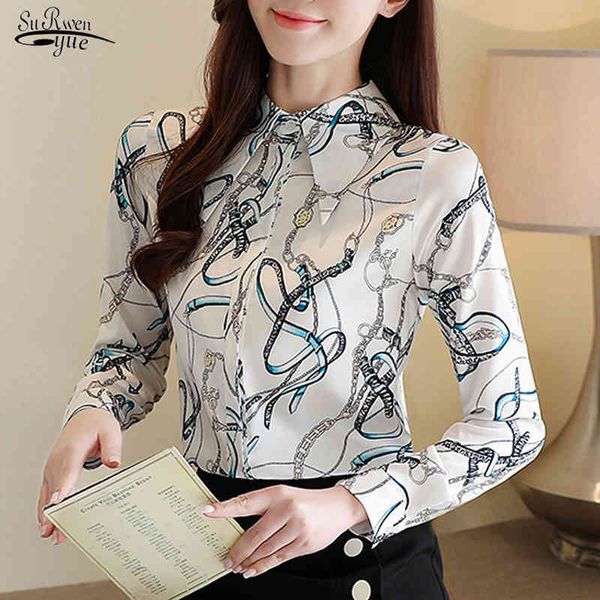 fashion ladies blusas mujer de moda chiffon blouse for women vintage printing long sleeve shirts 8488 50 210508, White
fashion ladies blusas mujer de moda chiffon blouse for women vintage printing long sleeve shirts 8488 50 210508, White