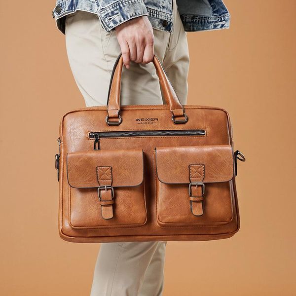 briefcases weysfor men business briefcase leather handbags lapbags male vintage travel messenger men's crossbody shoulder bag
briefcases weysfor men business briefcase leather handbags lapbags male vintage travel messenger men's crossbody shoulder bag