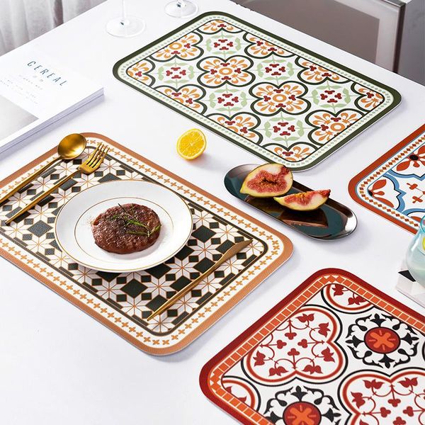 mats & pads creative cute table placemat waterproof rectangle modern art unique non slip set de kitchen accessories ei50pm
mats & pads creative cute table placemat waterproof rectangle modern art unique non slip set de kitchen accessories ei50pm