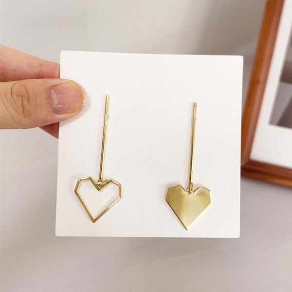 stud asymmetric hollow out heart-shaped earrings charming women wedding gold long romantic jewelry girl gift, Golden;silver
stud asymmetric hollow out heart-shaped earrings charming women wedding gold long romantic jewelry girl gift, Golden;silver