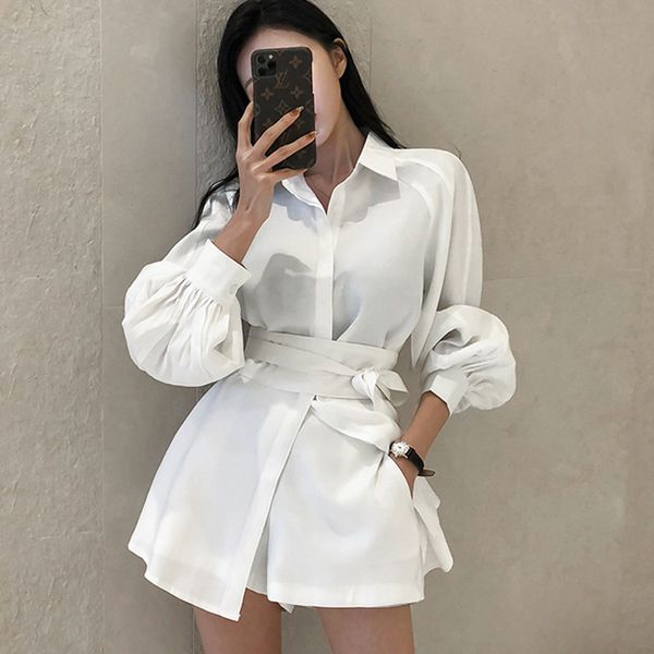 spring arrivals solid color lapel collar lantern sleeve waist belt shirt-dress mz606 210525, Black;gray
spring arrivals solid color lapel collar lantern sleeve waist belt shirt-dress mz606 210525, Black;gray