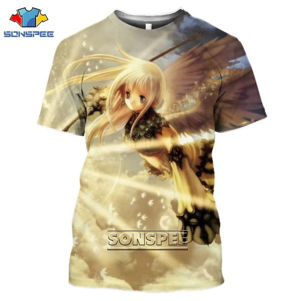 men's t-shirts sonspee angel anime men women 3d t-shirt summer young cool loli handsome harajuku casual fashion short sleeve o-neck top, White;black
men's t-shirts sonspee angel anime men women 3d t-shirt summer young cool loli handsome harajuku casual fashion short sleeve o-neck top, White;black