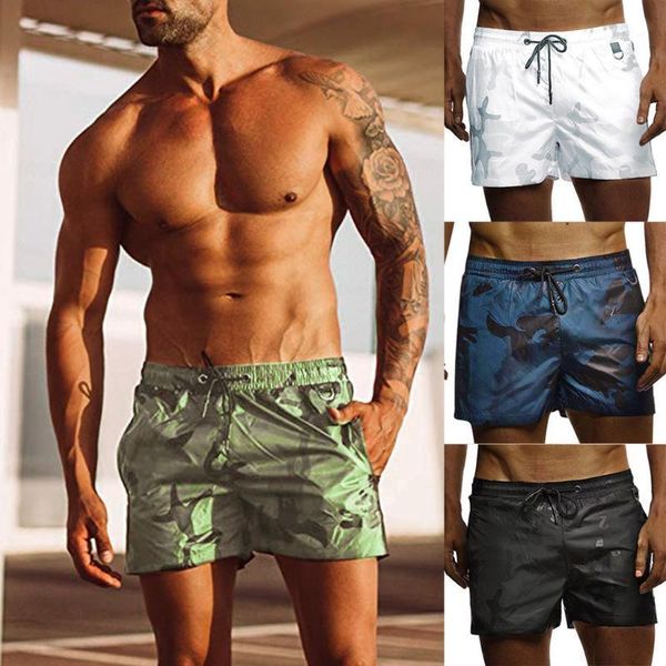 men's shorts sports camouflage jogging elasticated beach mid waist drawstring short boardshorts fashion brand, White;black
men's shorts sports camouflage jogging elasticated beach mid waist drawstring short boardshorts fashion brand, White;black