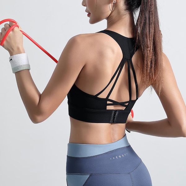 shockproof gathered sports bra underwear yoga suit adjustable wear fitness vest back for women bras thin strap gym clothing, White;black
shockproof gathered sports bra underwear yoga suit adjustable wear fitness vest back for women bras thin strap gym clothing, White;black