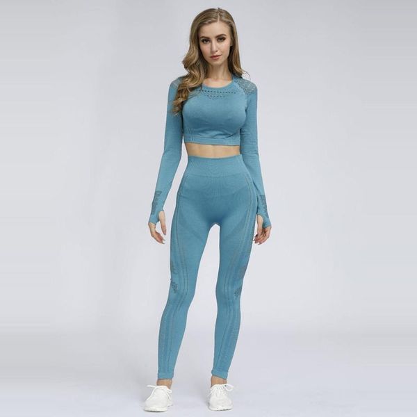pcs/set ombre seamless women sport suit gym workout clothes long sleeve fitness crop and scrunch buleggings yoga set outfit
pcs/set ombre seamless women sport suit gym workout clothes long sleeve fitness crop and scrunch buleggings yoga set outfit