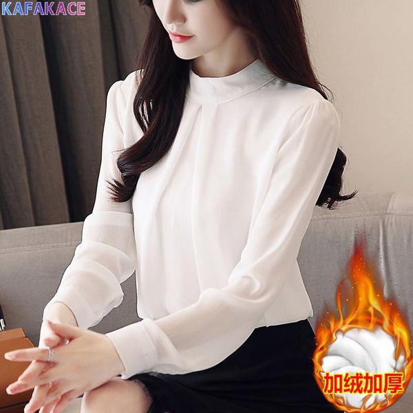 blouses shirts women chiffon thickening winter fleece office wear white lady blouse fashion elegant clothing women's &
blouses shirts women chiffon thickening winter fleece office wear white lady blouse fashion elegant clothing women's &
