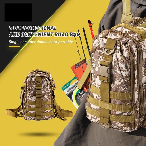 fishing accessories lure bag multifunctional waterproof single/double shoulder backpack reel straps fish tackle
fishing accessories lure bag multifunctional waterproof single/double shoulder backpack reel straps fish tackle