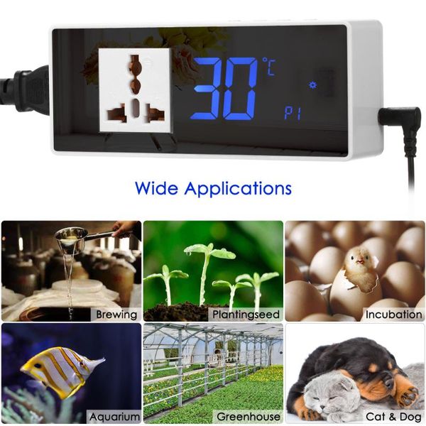 smart home control 10a lcd digital temperature controller thermostat for heating cooling with ntc sensor mirror surface
smart home control 10a lcd digital temperature controller thermostat for heating cooling with ntc sensor mirror surface