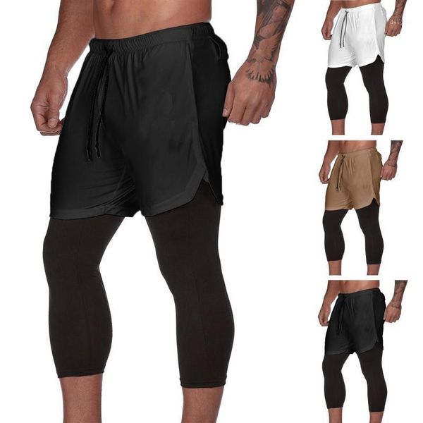 men's pants casual double-layer solid color fitness track slim running men jogging sweatpants clothing, Black
men's pants casual double-layer solid color fitness track slim running men jogging sweatpants clothing, Black