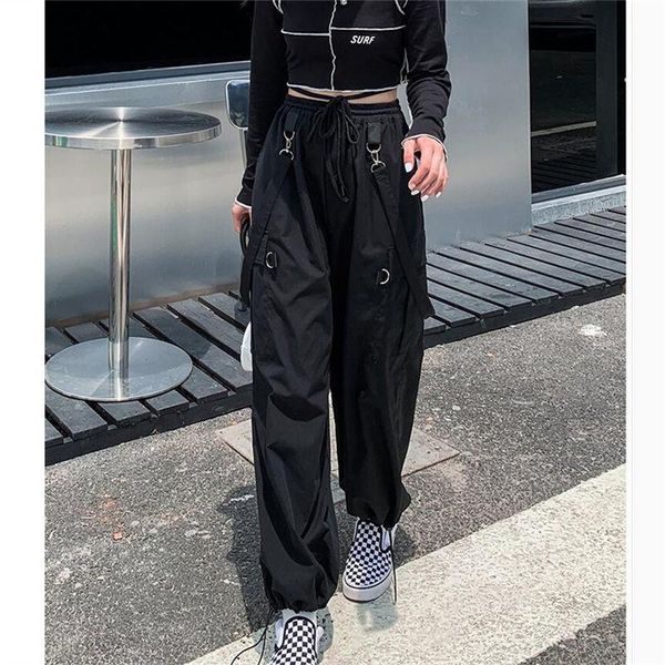 goth cargo pants women winter warm punk high waist hippie buckle track pockets streetwear oversize women's & capris, Black;white
goth cargo pants women winter warm punk high waist hippie buckle track pockets streetwear oversize women's & capris, Black;white