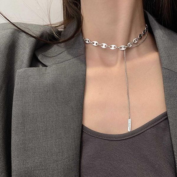 pendant necklaces silver heart chain choker necklace for women retro aesthetic jewellery party gift collar
pendant necklaces silver heart chain choker necklace for women retro aesthetic jewellery party gift collar