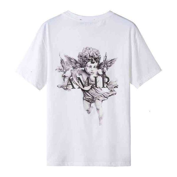 men's jackets angel print short sleeve loose cotton casual tee shirt homme t- summer streetwear hip hop harajuku for 3bgm, Black;brown
men's jackets angel print short sleeve loose cotton casual tee shirt homme t- summer streetwear hip hop harajuku for 3bgm, Black;brown