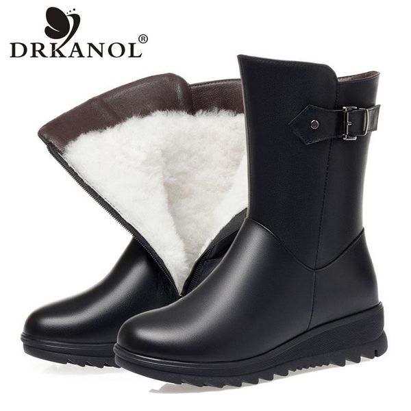 boots drkanol 2022 women snow winter warm 100% natural wool flat mid-calf rubber sole non-slip shearling fur female, Black
boots drkanol 2022 women snow winter warm 100% natural wool flat mid-calf rubber sole non-slip shearling fur female, Black