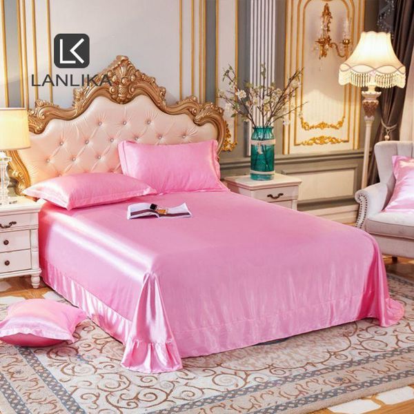 sheets & sets lanlika luxury noble beauty 100% silk pink flat sheet bed linen silky double queen king soft case home textiles
sheets & sets lanlika luxury noble beauty 100% silk pink flat sheet bed linen silky double queen king soft case home textiles