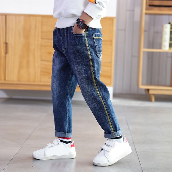 Boys Jeans Kids Cowboy Trousers Autumn Denim Pants 5-13 Years Fashion Children Causal Jean Bottoms, Blue
Boys Jeans Kids Cowboy Trousers Autumn Denim Pants 5-13 Years Fashion Children Causal Jean Bottoms, Blue