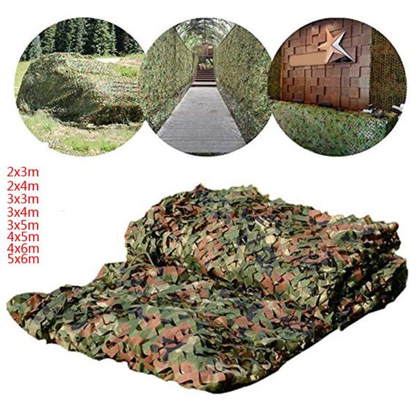 4x5m 2x3m hunting military camouflage nets woodland army training camo netting car covers tent shade outdoor camping sun shelter
4x5m 2x3m hunting military camouflage nets woodland army training camo netting car covers tent shade outdoor camping sun shelter