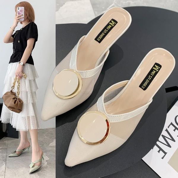 slippers 2021 women pumps breathable womans mesh woman party high heels ladies casual sandals summer female office shoes, Black
slippers 2021 women pumps breathable womans mesh woman party high heels ladies casual sandals summer female office shoes, Black