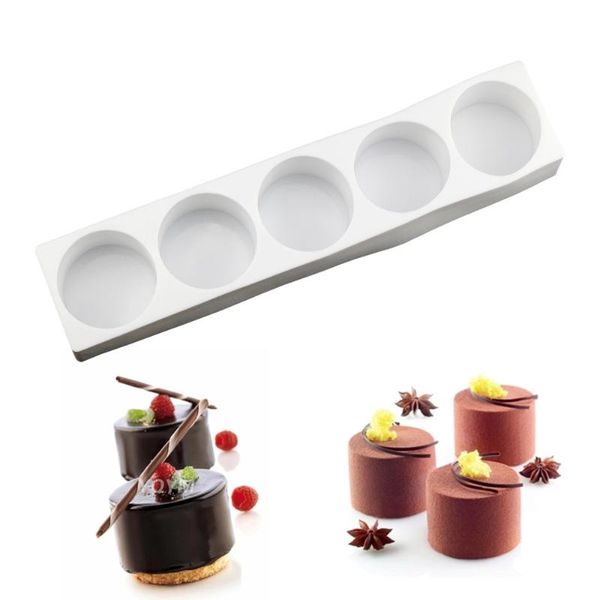 cake tools 5 cavitie cylinder shaped dessert silicone mold non-stick mousse baking pan decoration form bakeware
cake tools 5 cavitie cylinder shaped dessert silicone mold non-stick mousse baking pan decoration form bakeware