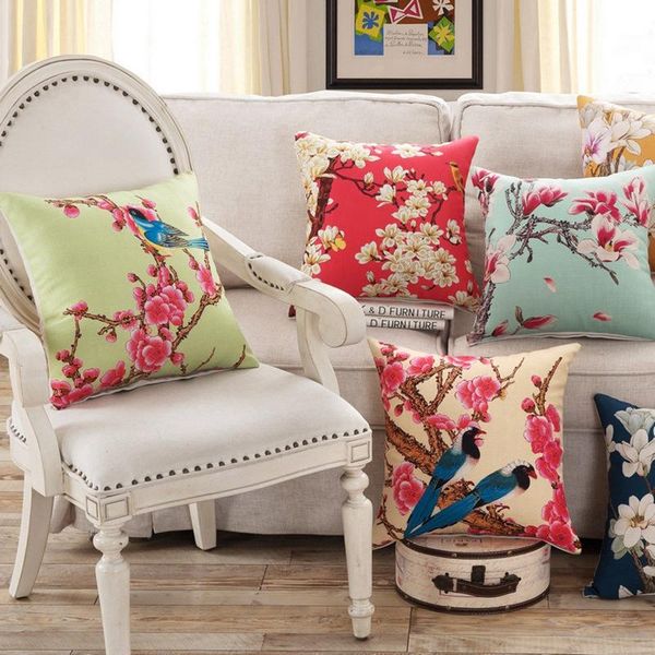 cushion/decorative pillow chinese style cushion cover flowers and birds printed decorative pillows 45x45cm home office sofa chair backrest p
cushion/decorative pillow chinese style cushion cover flowers and birds printed decorative pillows 45x45cm home office sofa chair backrest p