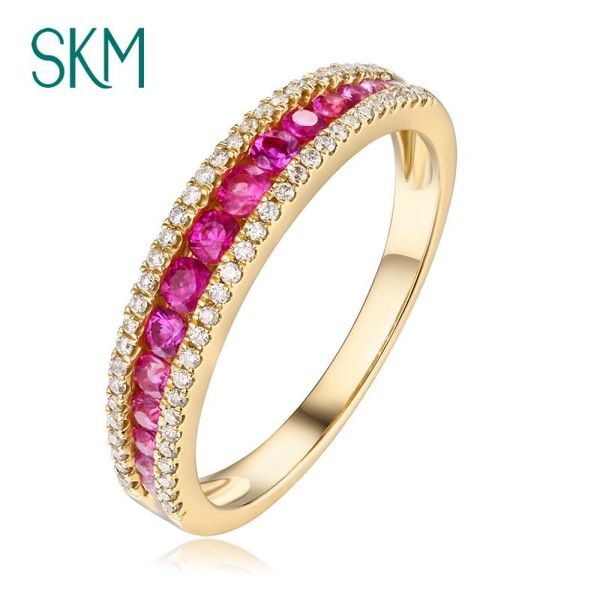 cluster rings skm fashion peach pink sapphire wedding band for women delicate diamond ring stacking promise anniversary, Golden;silver
cluster rings skm fashion peach pink sapphire wedding band for women delicate diamond ring stacking promise anniversary, Golden;silver