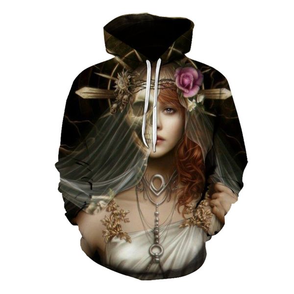 Cartoon Girl Pattern Men's 3D Printing Hoodie Visual Impact Party Top Punk Gothic Round Neck High Quality Sweatshirt Hoodie, Black
Cartoon Girl Pattern Men's 3D Printing Hoodie Visual Impact Party Top Punk Gothic Round Neck High Quality Sweatshirt Hoodie, Black