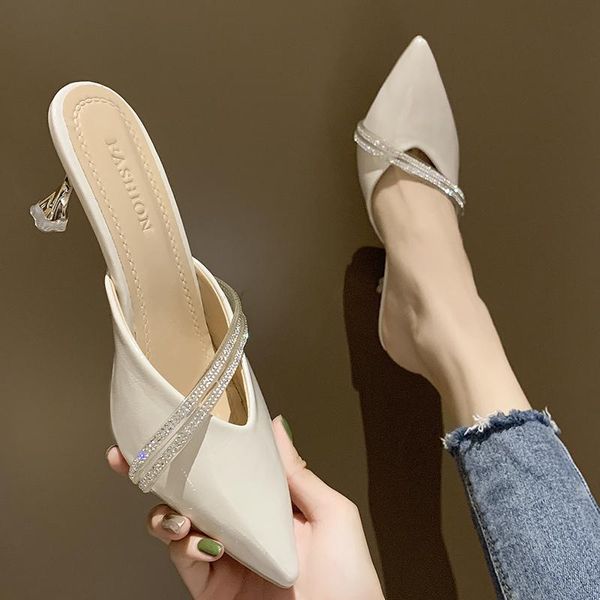 sandals 2021 summer style pointed outer wear fashion and slippers ladies all-match high heels, Black
sandals 2021 summer style pointed outer wear fashion and slippers ladies all-match high heels, Black