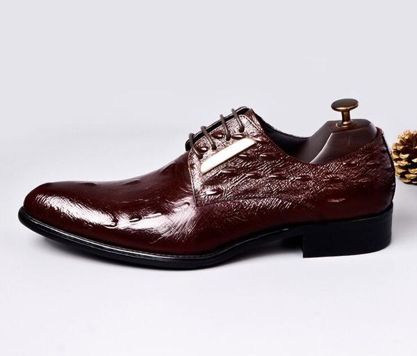 dress shoes luxury genuine leather men business pointy breathable formal wedding crocodile pattern, Black
dress shoes luxury genuine leather men business pointy breathable formal wedding crocodile pattern, Black