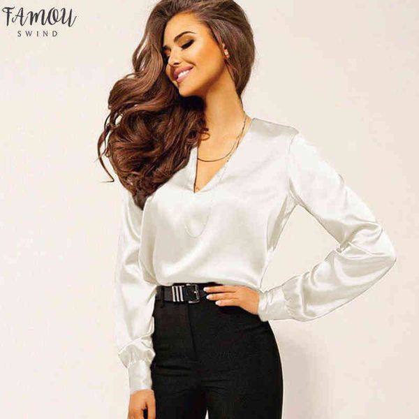 silk v neck lantern elegant full sleeve satin blouse womens shirts spring fashion long office ladies, White
silk v neck lantern elegant full sleeve satin blouse womens shirts spring fashion long office ladies, White