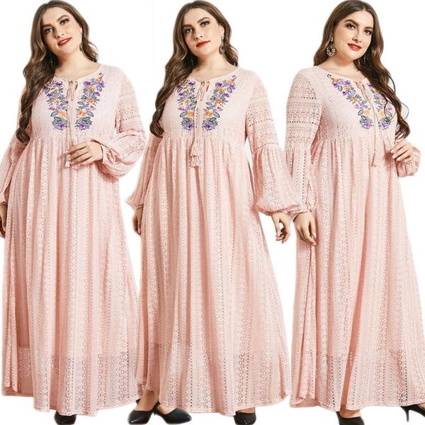 ethnic clothing muslim lace long dress embroidery abaya arab style women maxi robe gown sleeve spring fashion middle east turkish, Red
ethnic clothing muslim lace long dress embroidery abaya arab style women maxi robe gown sleeve spring fashion middle east turkish, Red