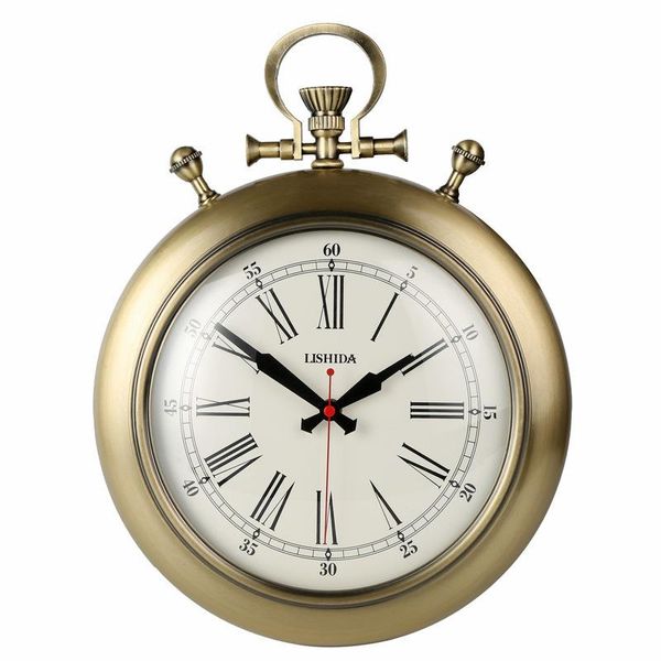 nordic antique wall clock retro metal watch silent american creative large clocks home decor living room decoration gift
nordic antique wall clock retro metal watch silent american creative large clocks home decor living room decoration gift