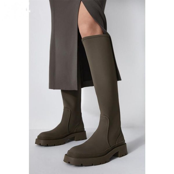 boots women's shoes 2021 winter khaki green flat no more than knee fashion trf, Black
boots women's shoes 2021 winter khaki green flat no more than knee fashion trf, Black