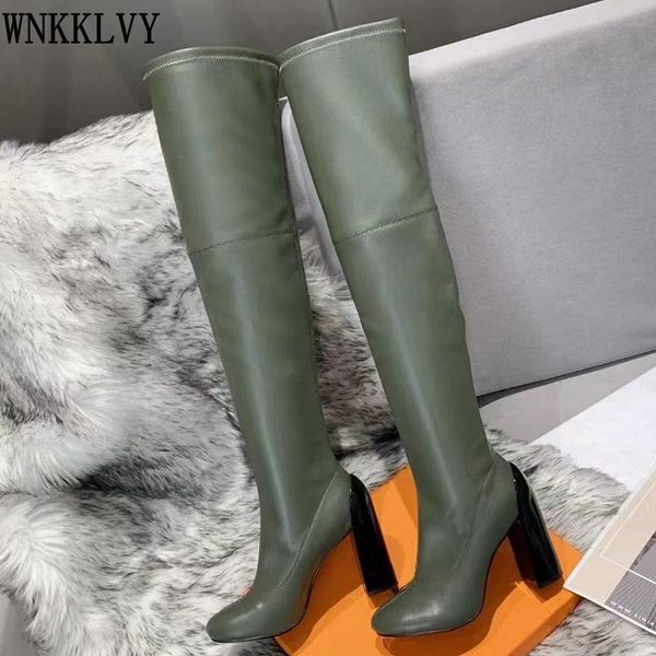 boots round toe over the knee women autumn winter high heel stretch fashion slimming long booties 2021, Black
boots round toe over the knee women autumn winter high heel stretch fashion slimming long booties 2021, Black