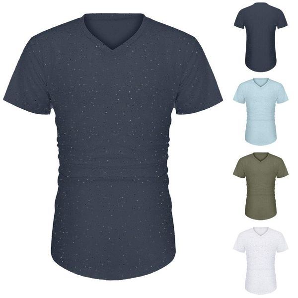 men's t-shirts 2021 summer men fashion casual muscle exercise sports fitness slim short sleeve t-shirt round neck, White;black
men's t-shirts 2021 summer men fashion casual muscle exercise sports fitness slim short sleeve t-shirt round neck, White;black