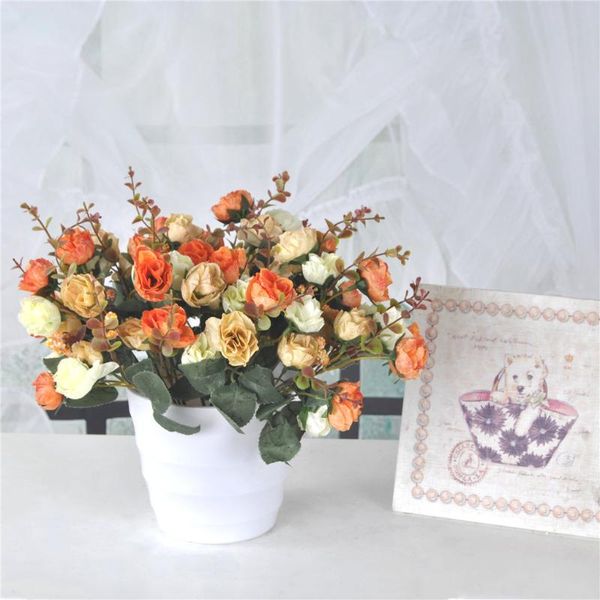 decorative flowers & wreaths 2pcs silk artificial roses wedding home autumn decoration big bouquet luxury fake flower plants
decorative flowers & wreaths 2pcs silk artificial roses wedding home autumn decoration big bouquet luxury fake flower plants