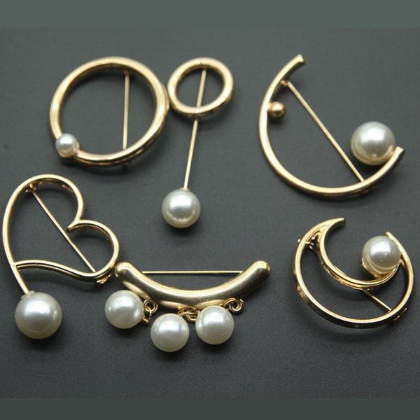 pins, brooches rhao simple gold golor geometry for women and men clothes jewelry accessories moon round heart style pearl brooch pins, Gray
pins, brooches rhao simple gold golor geometry for women and men clothes jewelry accessories moon round heart style pearl brooch pins, Gray
