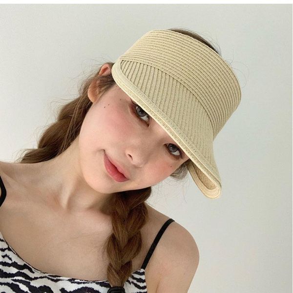 summer empty cap sun hat for women hats outdoor large brim girls beach with visors anti-uv straw adjustable wholesale wide, Blue;gray
summer empty cap sun hat for women hats outdoor large brim girls beach with visors anti-uv straw adjustable wholesale wide, Blue;gray