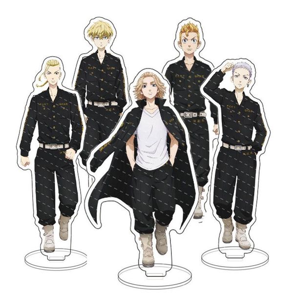 keychains anime tokyo revengers figure acrylic stand manjiro takemichi hinata atsushi cosplay standing model plate desk decor fans gift, Silver
keychains anime tokyo revengers figure acrylic stand manjiro takemichi hinata atsushi cosplay standing model plate desk decor fans gift, Silver