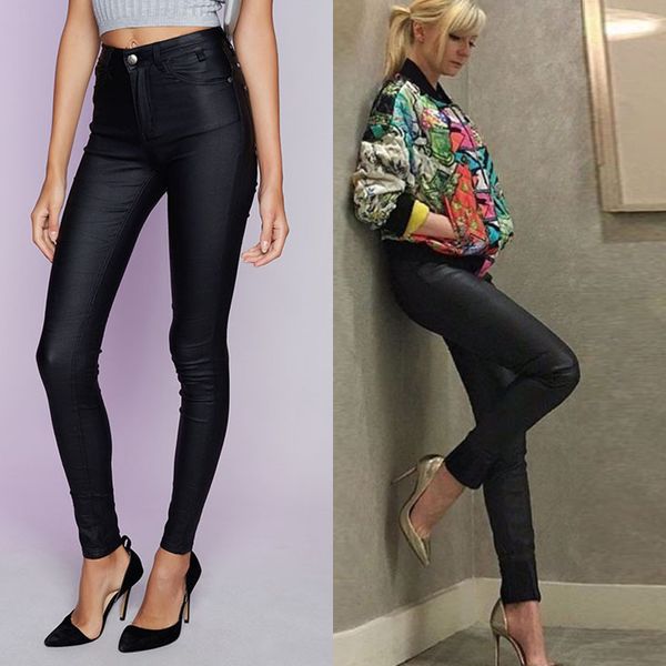 jean women of belt high style pu leather tightened pants motorcycle rider punk rock female pencils plus size big xs, Blue
jean women of belt high style pu leather tightened pants motorcycle rider punk rock female pencils plus size big xs, Blue